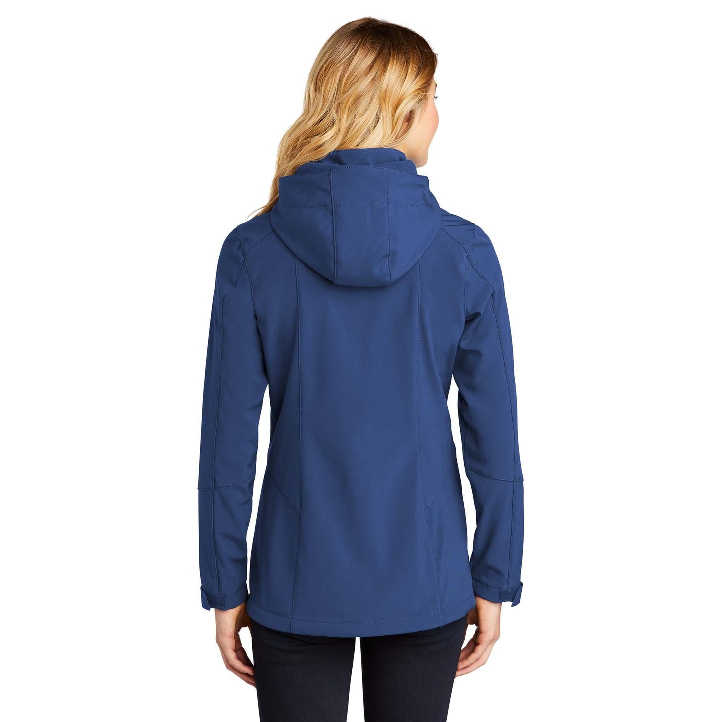 Black Hooded Jacket - Eddie Bauer - Soft Shell Design