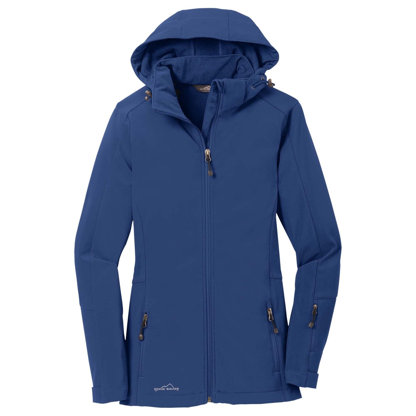 Black Hooded Jacket - Eddie Bauer - Soft Shell Design