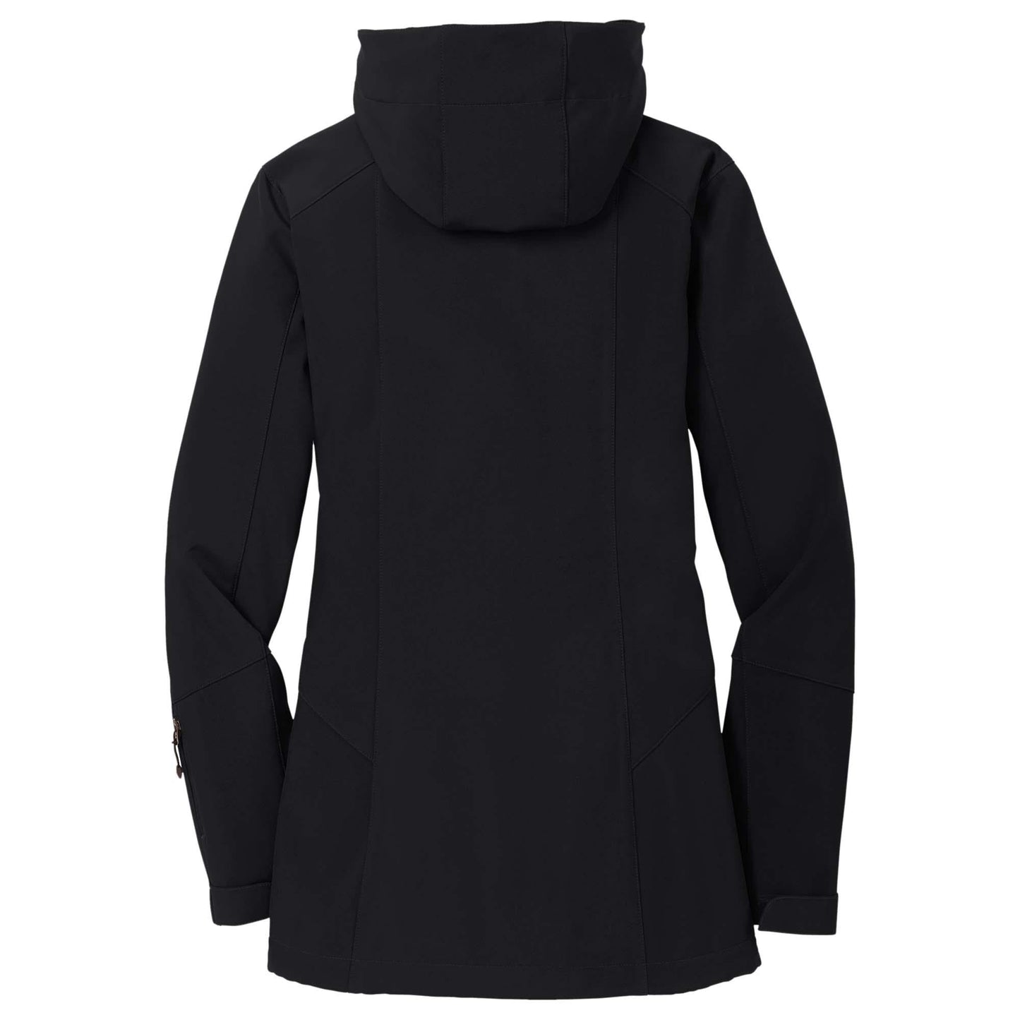 Black Hooded Jacket - Eddie Bauer - Soft Shell Design
