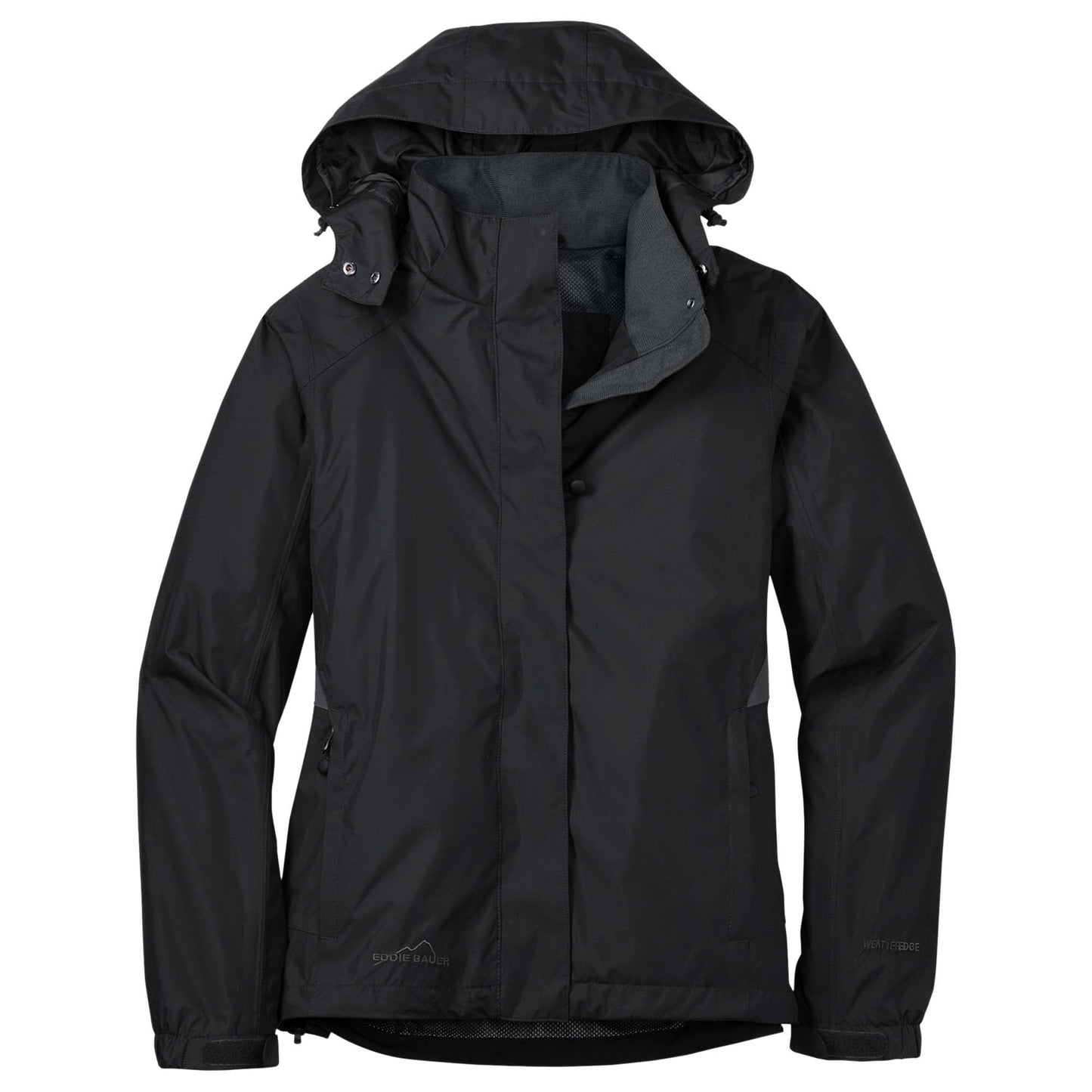 Black/Steel Grey Jacket - Eddie Bauer - Waterproof Design