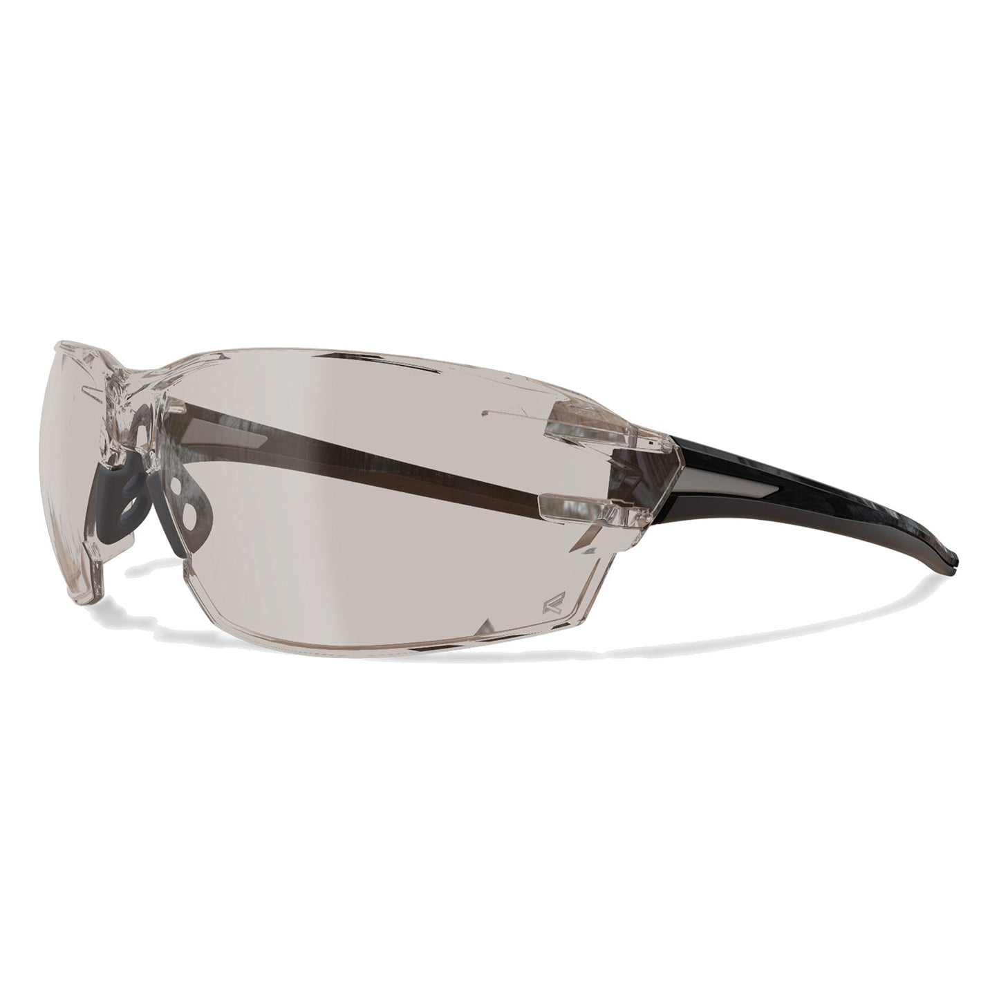 Clear Lens Glasses - Edge - Safety Black Frame
