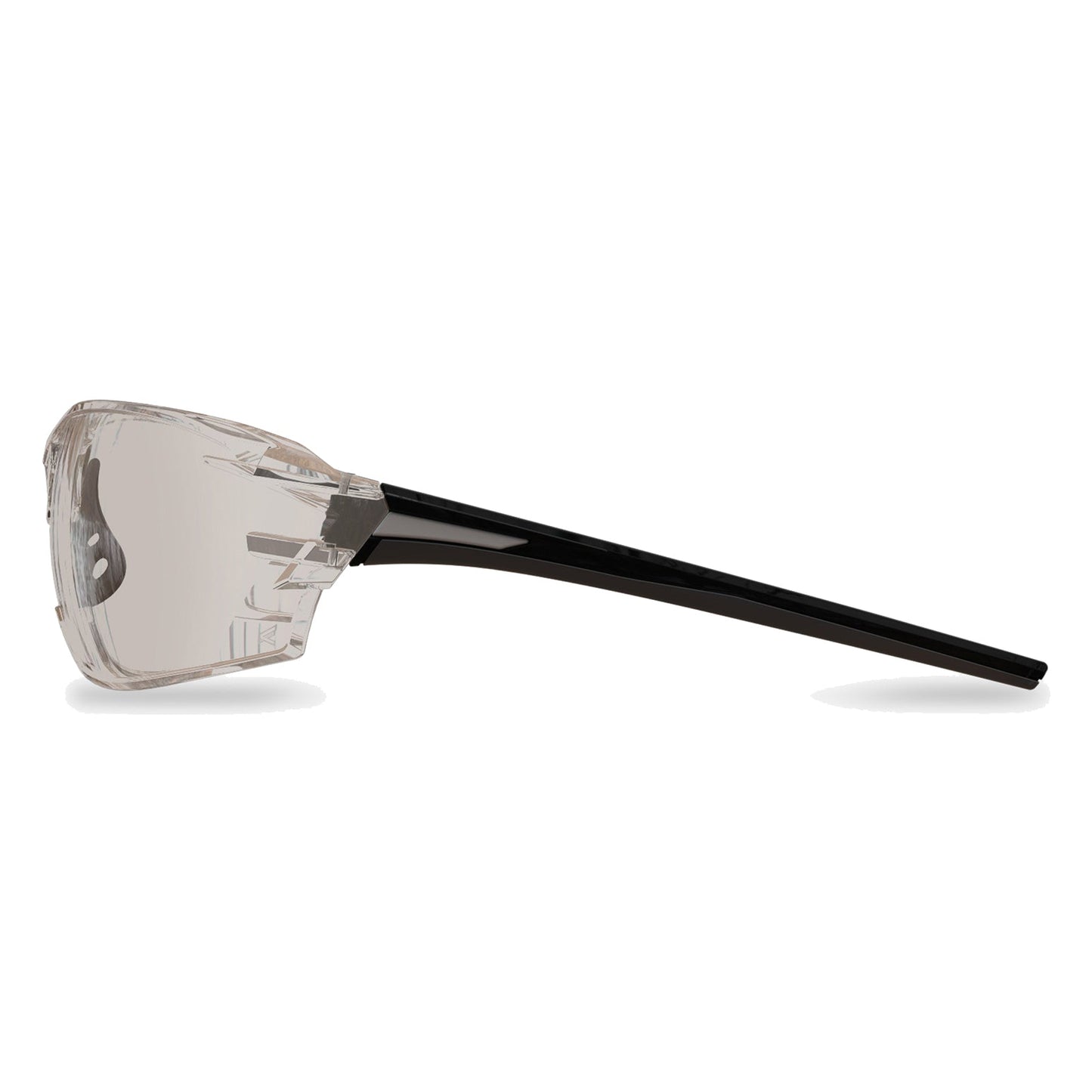 Clear Lens Glasses - Edge - Safety Black Frame