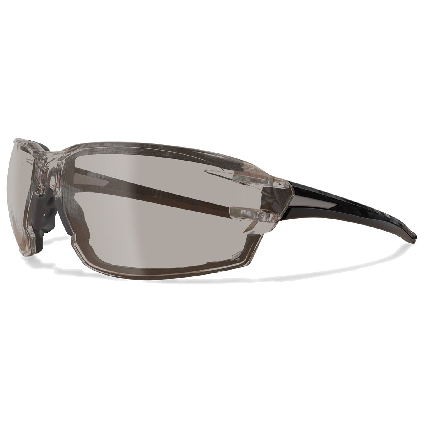 Clear Lens Glasses - Edge - Safety Black Frame