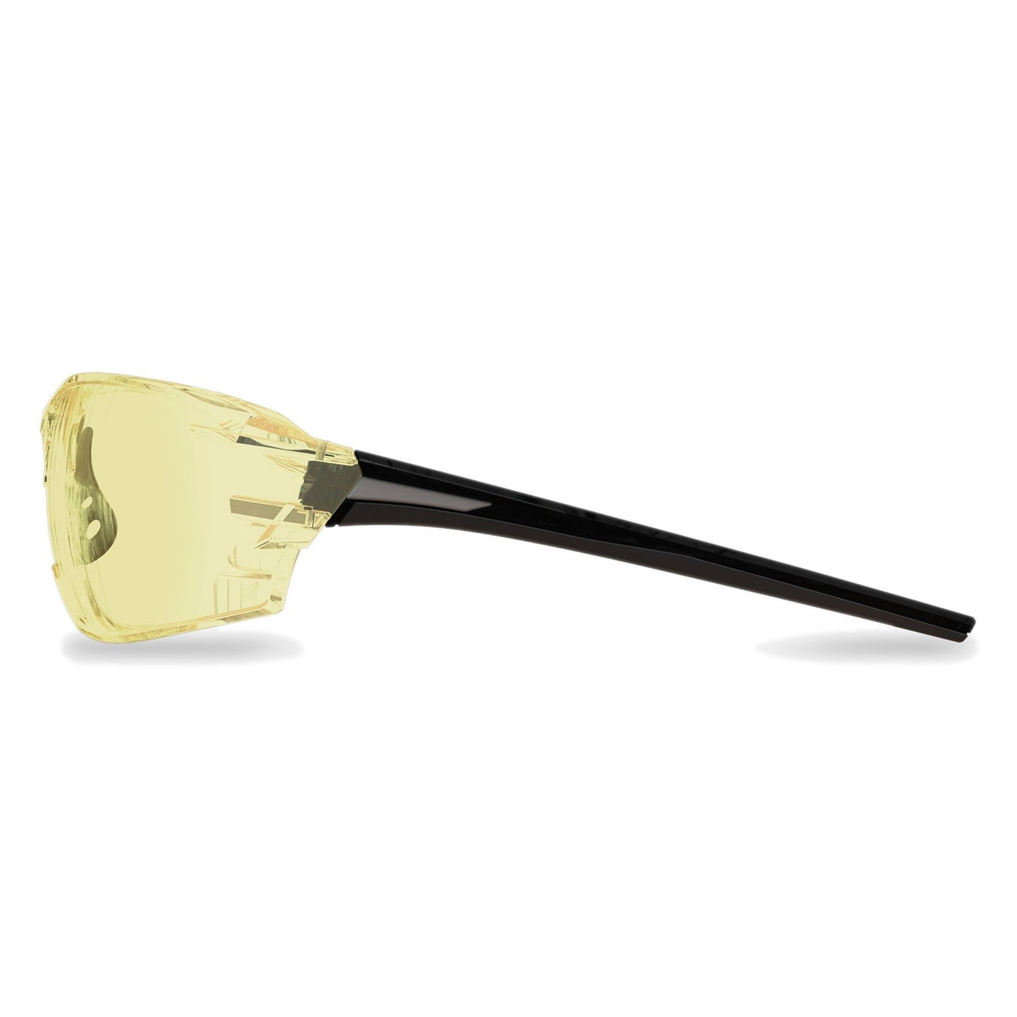 Clear Lens Glasses - Edge - Safety Black Frame