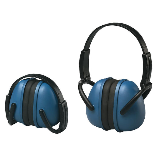 Blue Ear Muffs - ERB - Adjustable, Foldable Design