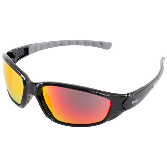 Red Mirror Lens Glasses - ERB - Sporty Design