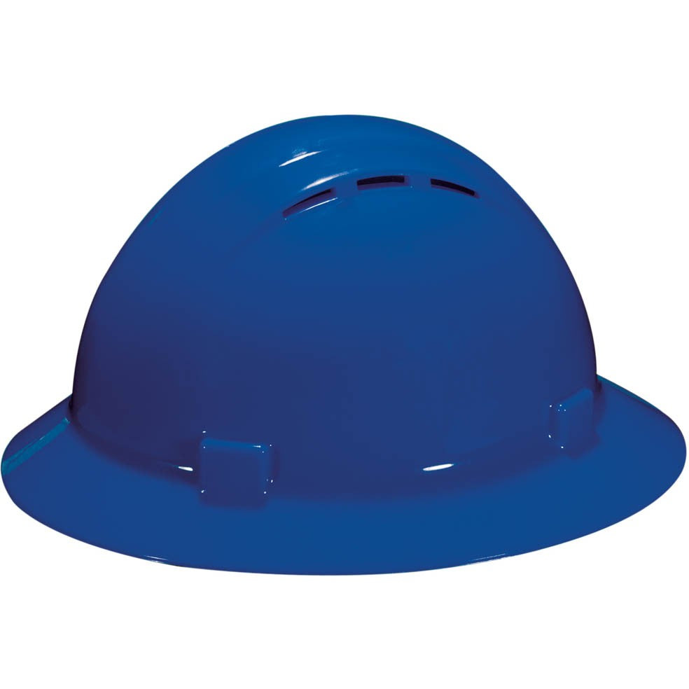 Hi-Viz Lime Hard Hats - ERB - Vented, Comfortable Fit