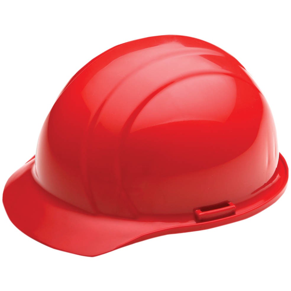 Hi-Viz Lime Hard Hats - ERB - Comfortable 4-Point Fit