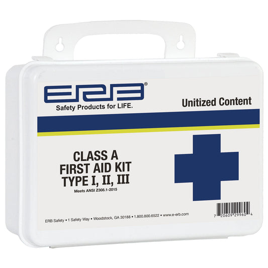 White First Aid Kits - ERB - Compact & Organized