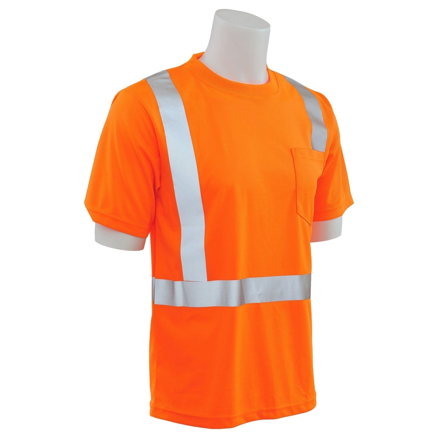 Yellow/Lime Safety Shirt - ERB - Moisture-Wicking Mesh