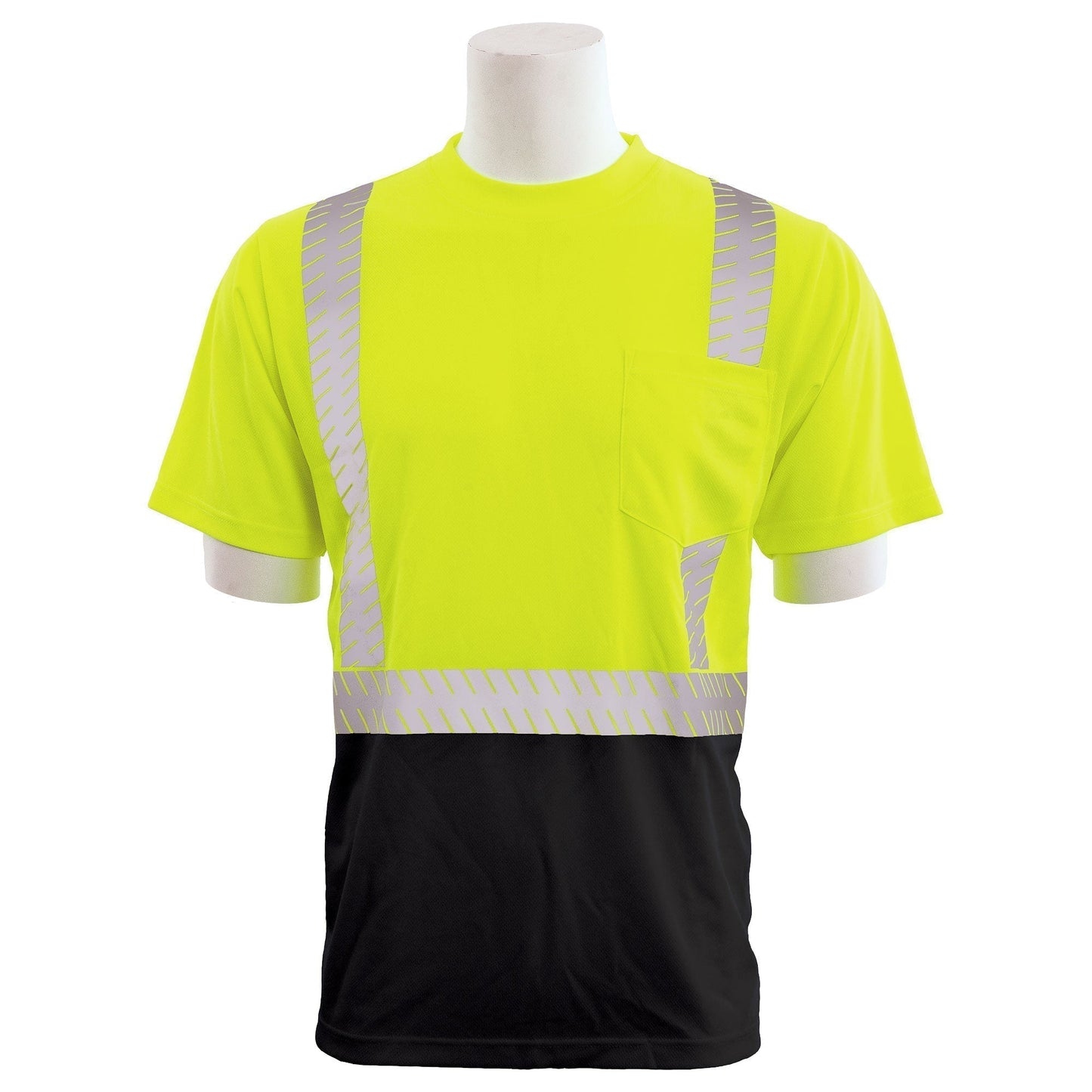 Yellow/Lime Safety Shirt - ERB - Moisture Wicking