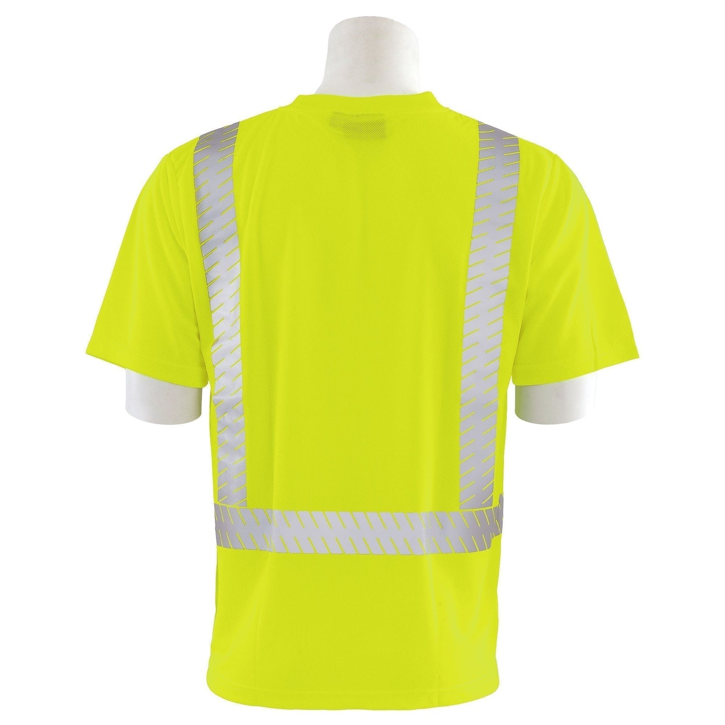 Yellow/Lime Safety Shirt - ERB - Mesh, Moisture-Wicking