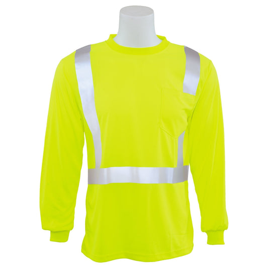 Yellow/Lime Safety Shirt - ERB - Comfortable Mesh Fabric