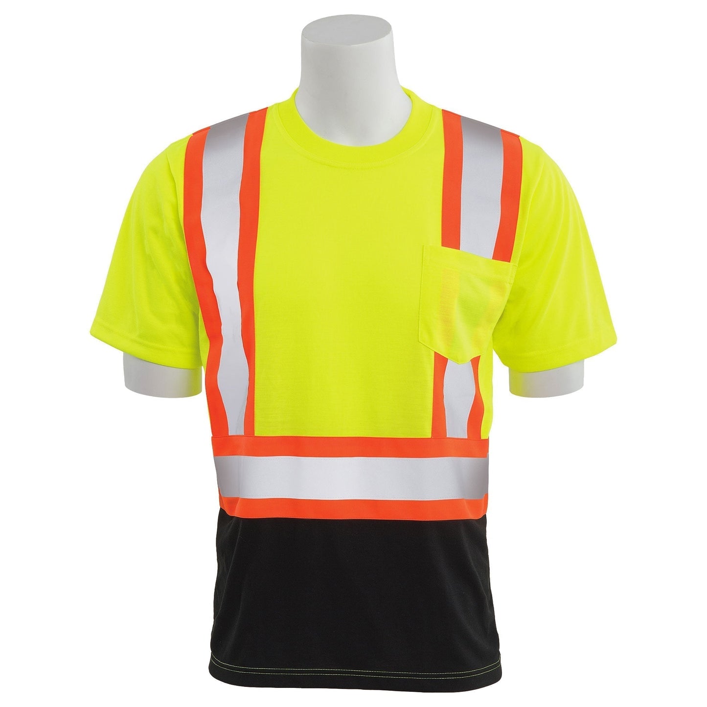 Yellow/Lime Safety Shirt - ERB - Moisture Wicking