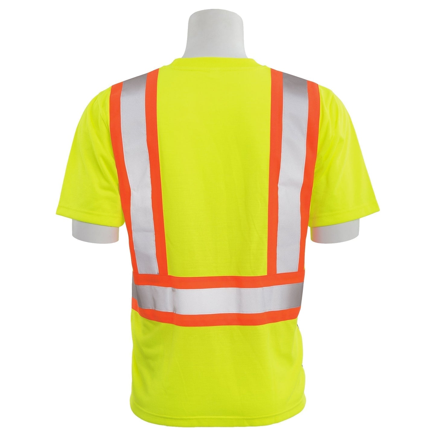 Yellow/Lime Safety Shirt - ERB - Moisture Wicking