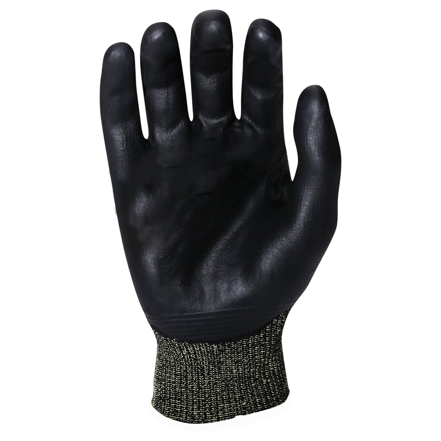 Yellow/Lime String Knit Gloves - ERB - Durable Grip