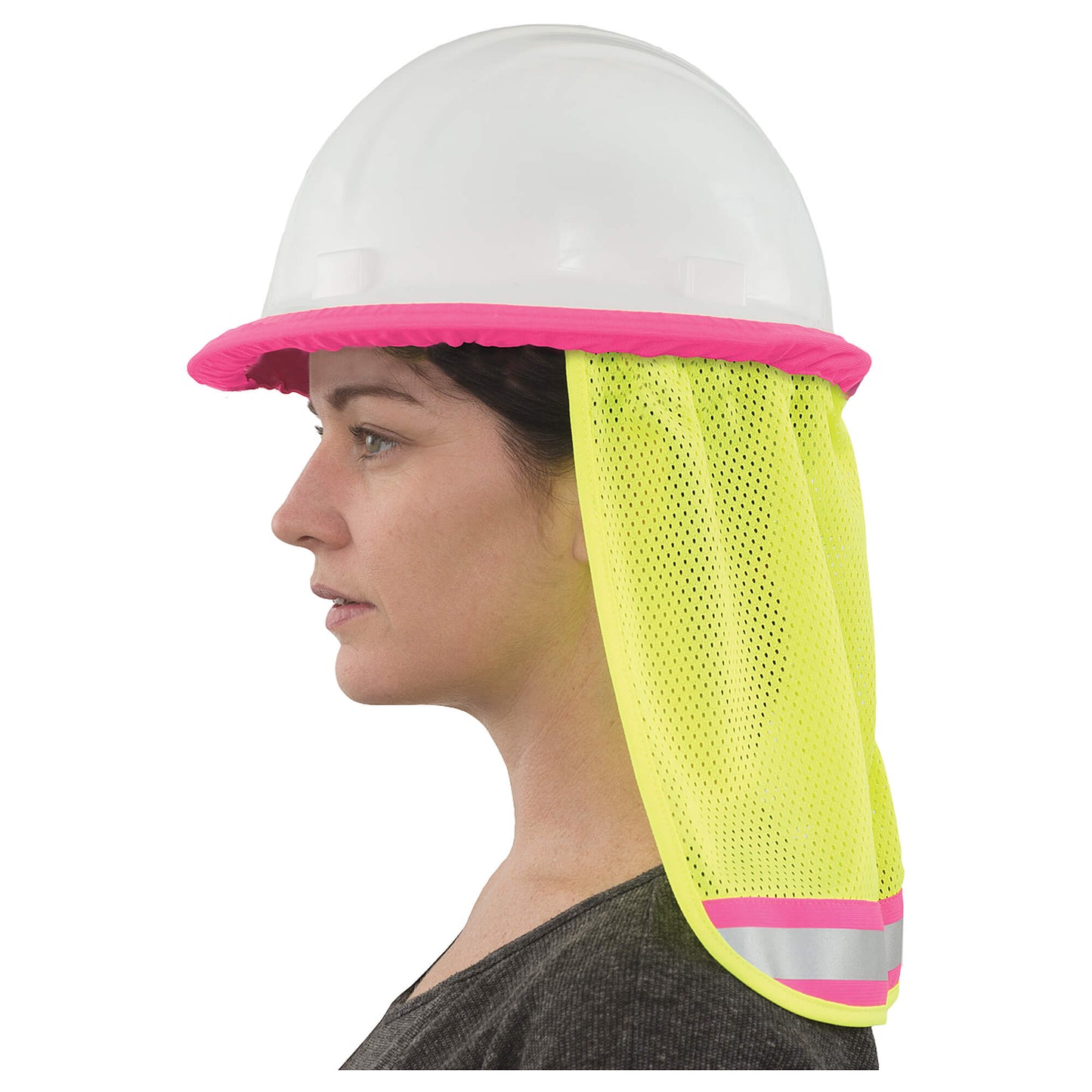 3 Pack Neck Shades - ERB - Hi-Viz Mesh with Pink Trim