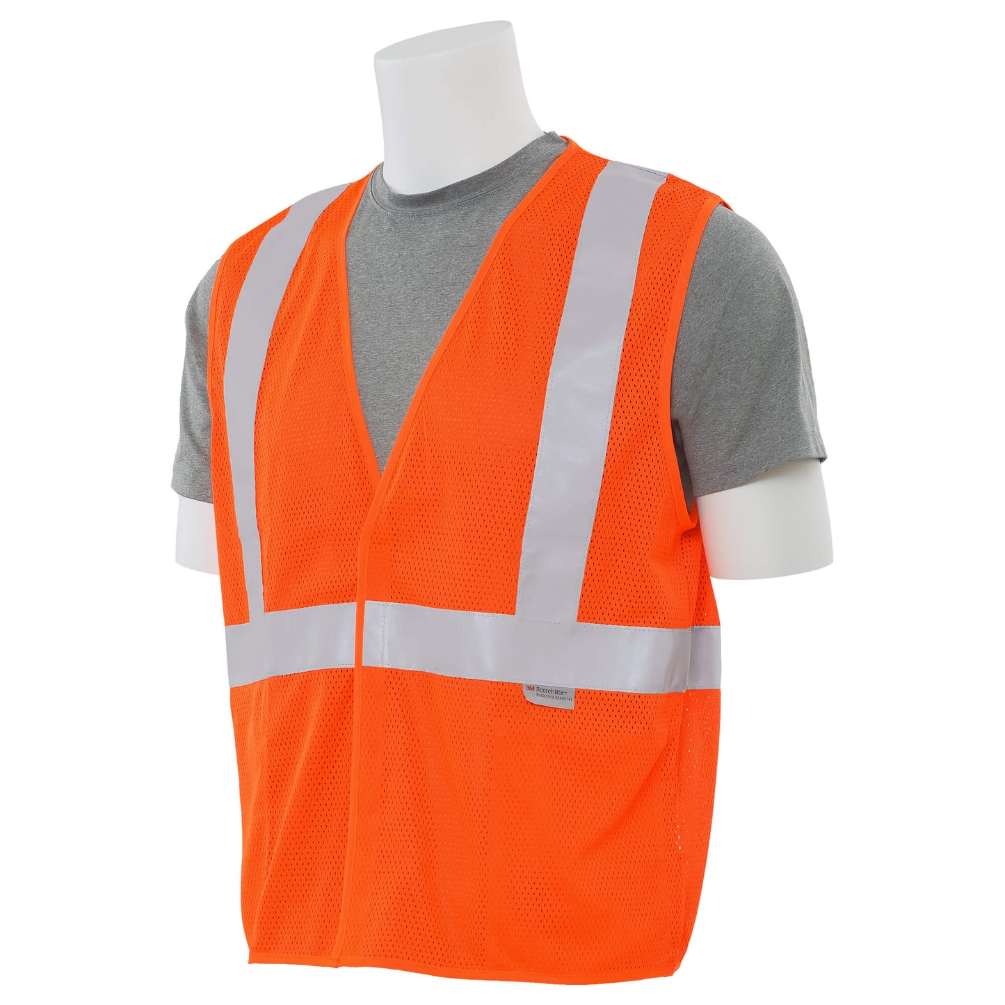 Yellow/Lime Safety Vest - ERB - Reflective Mesh