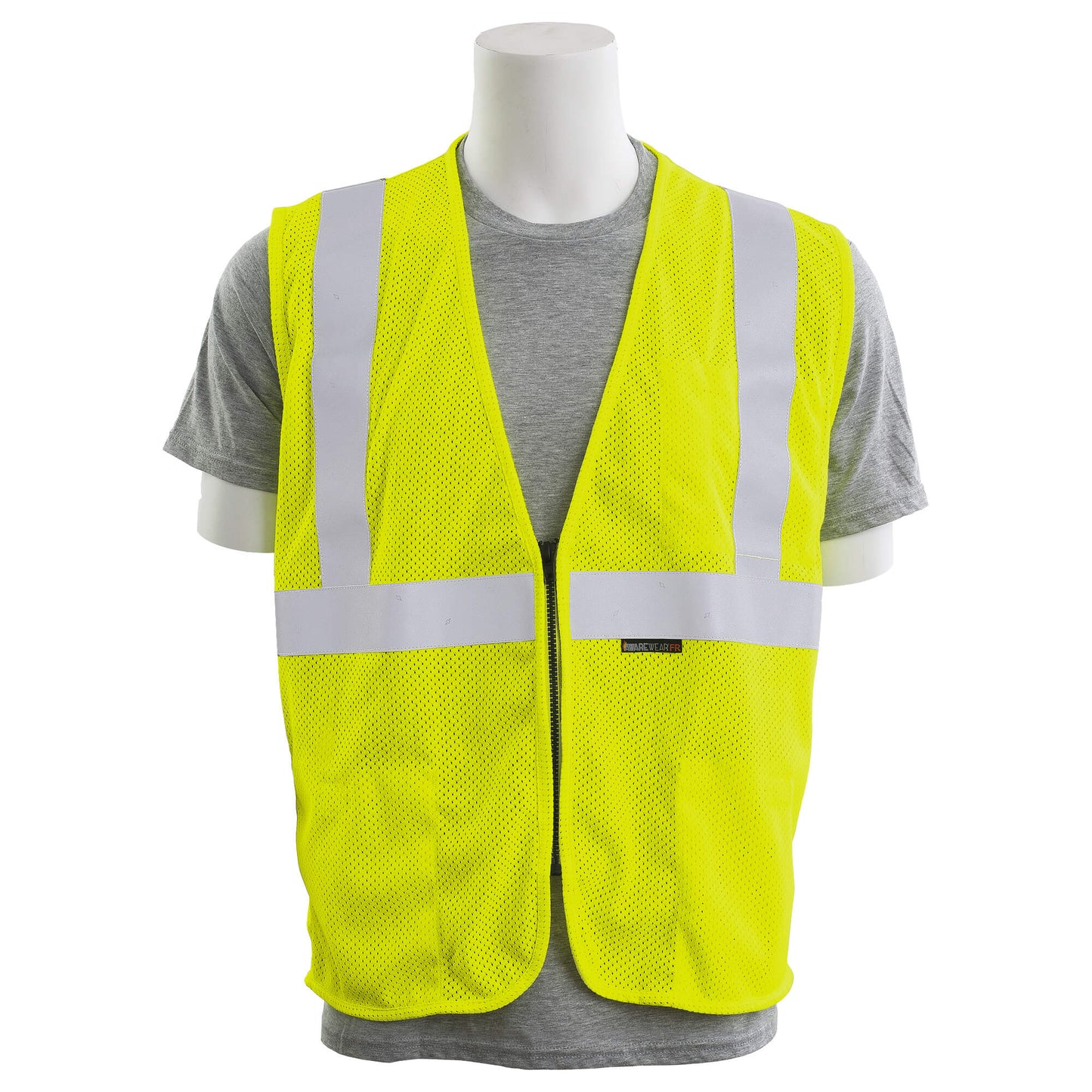 Yellow/Lime Safety Vests - ERB - Flame Resistant Mesh