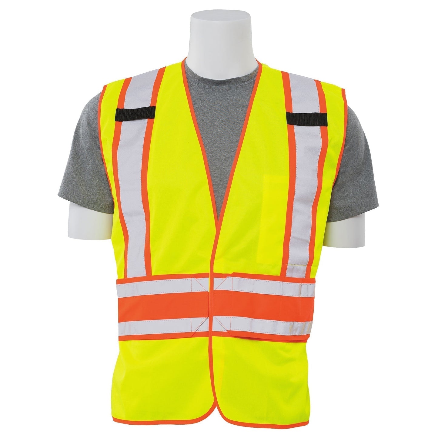 Yellow/Lime Safety Vests - ERB - Mesh Two-Tone Design