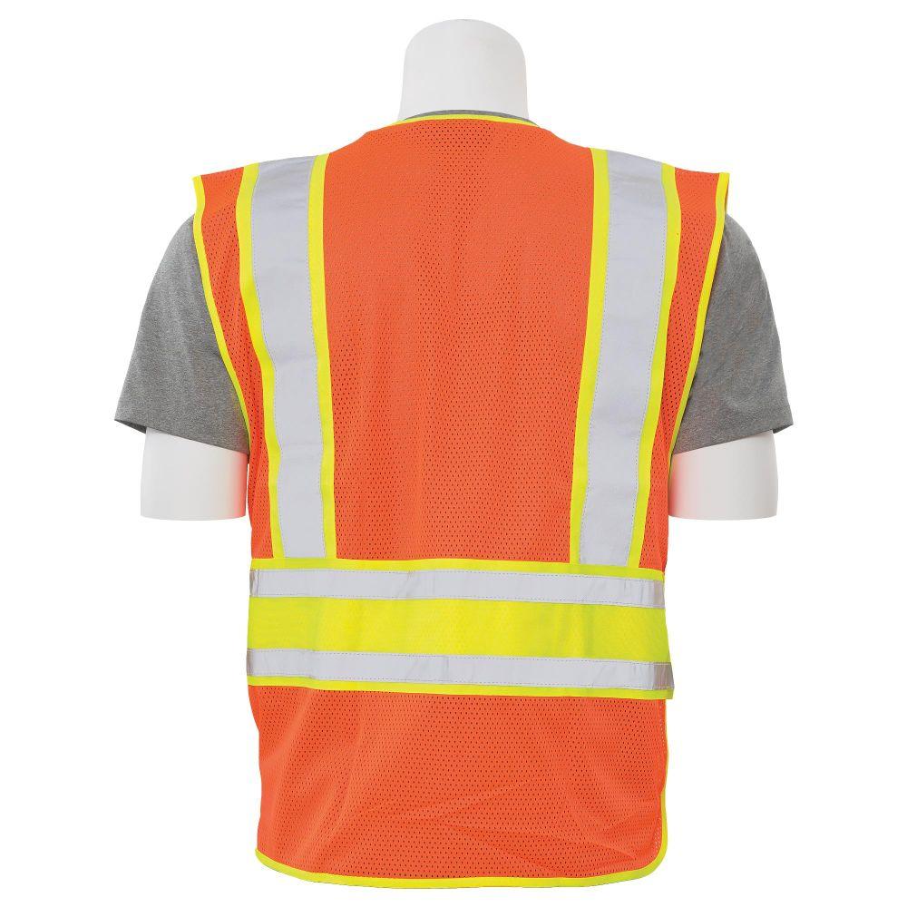 Yellow/Lime Safety Vests - ERB - Mesh Two-Tone Design