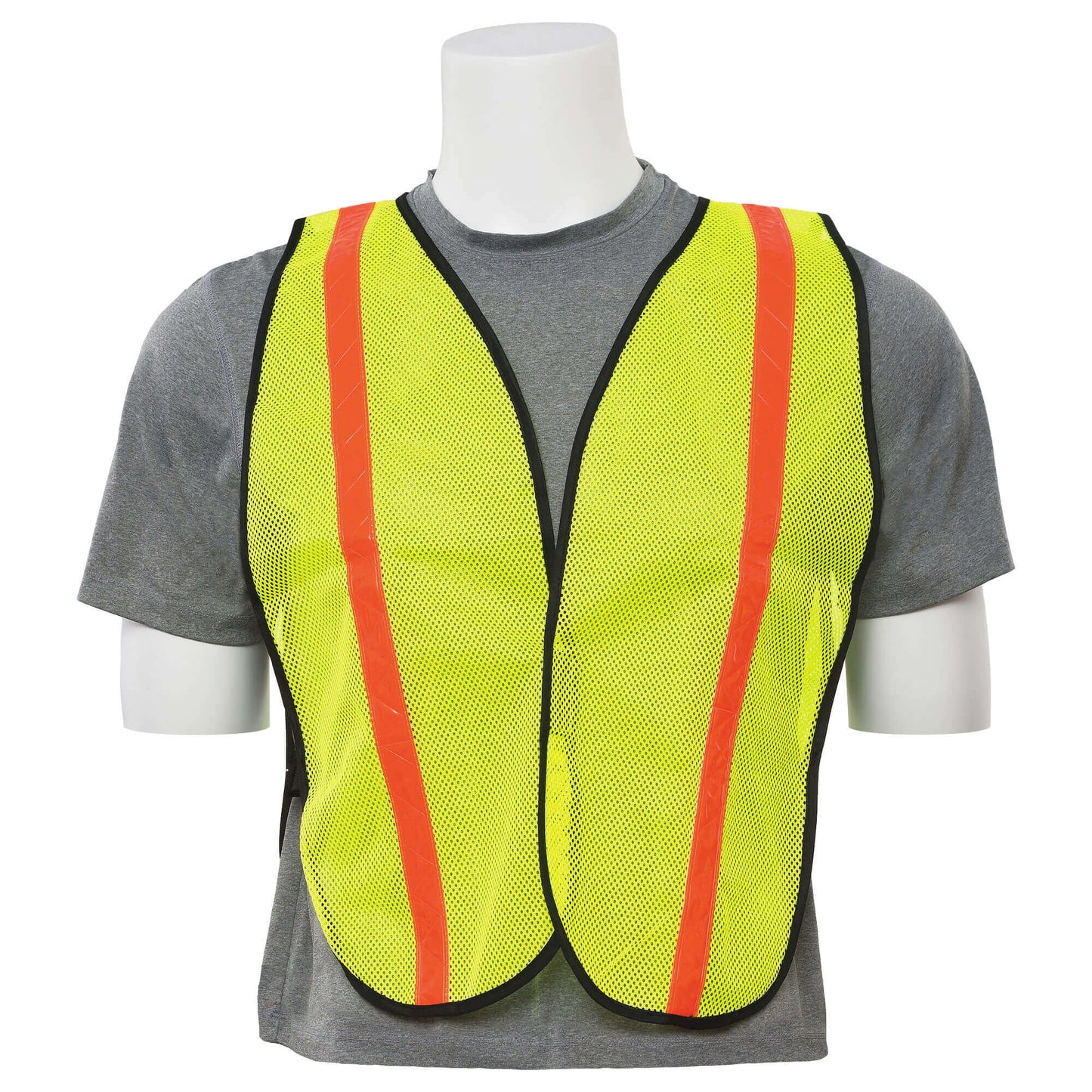 Orange Safety Vests - ERB - Reflective Mesh Design