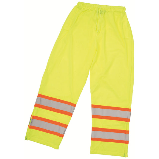 Yellow/Lime Safety Pants - ERB - ANSI Class E Mesh