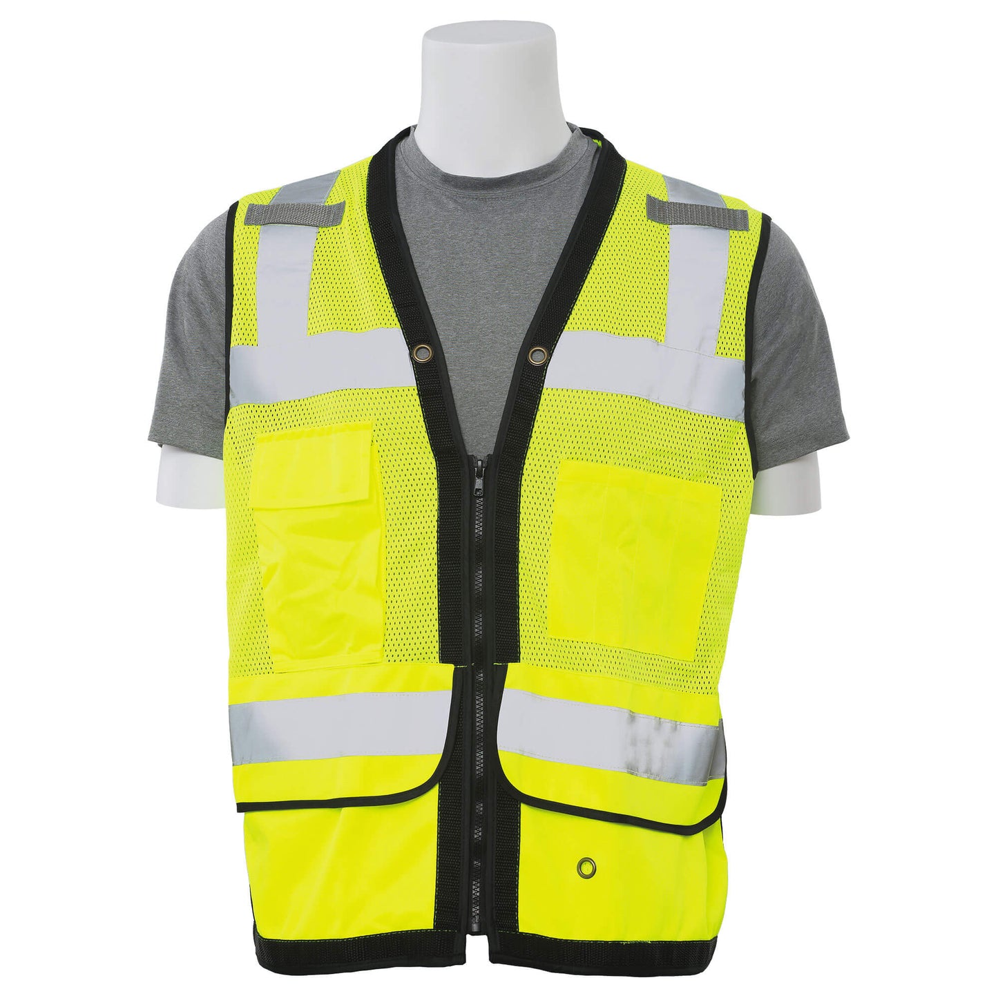 Orange Safety Vests - ERB - Heavy Duty Mesh Design
