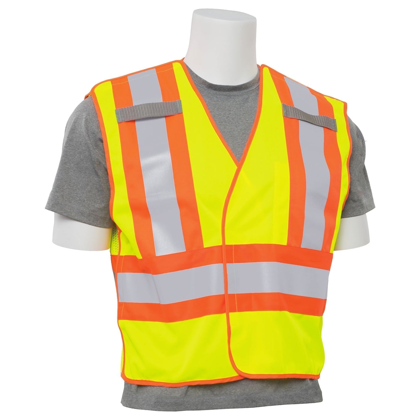 Yellow/Lime Safety Vest - ERB - Breakaway Design