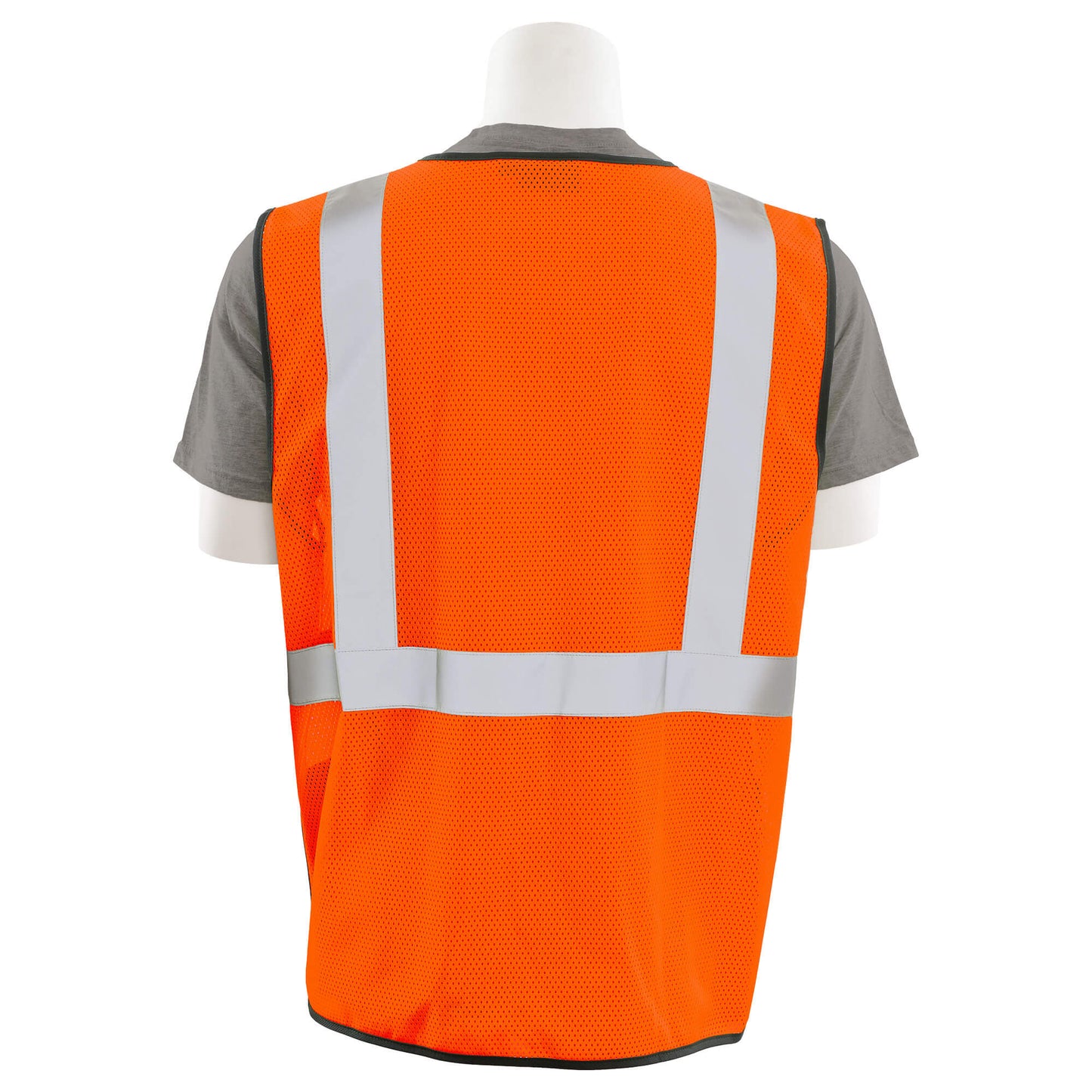 Yellow/Lime Safety Vest - ERB - Reflective Mesh Design