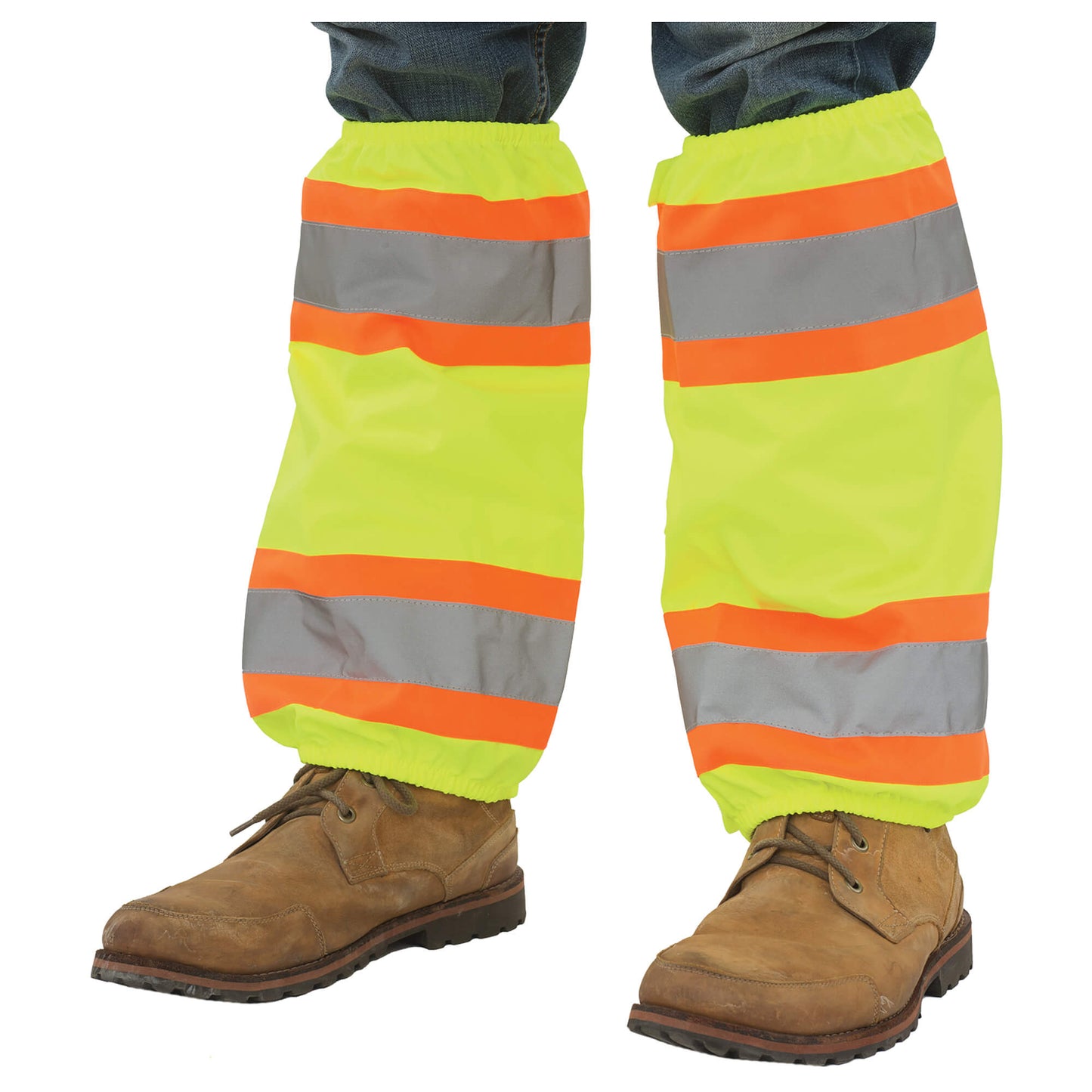 Yellow/Lime Leg Gaiters - ERB - Reflective Style