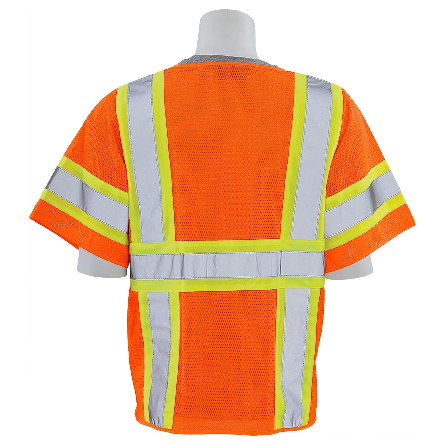 Yellow/Lime Safety Vest - ERB - Mesh Two-Tone Reflective