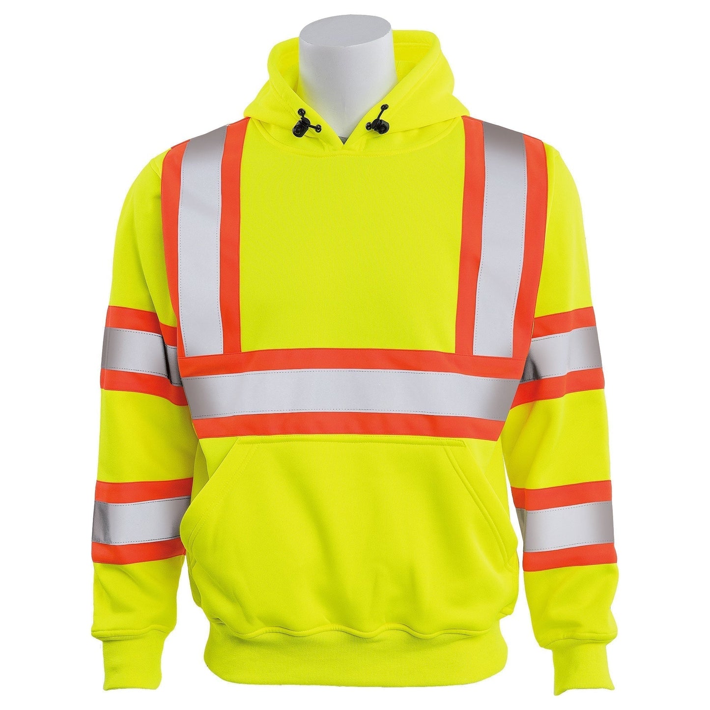 Yellow/Lime Safety Sweatshirts - ERB - Reflective Trim