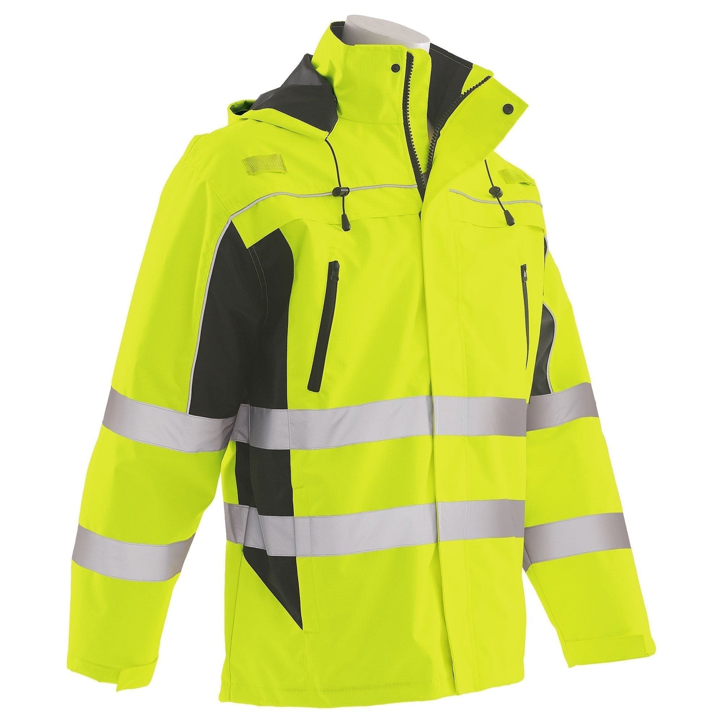 Yellow/Lime Safety Jacket - ERB - Waterproof Design