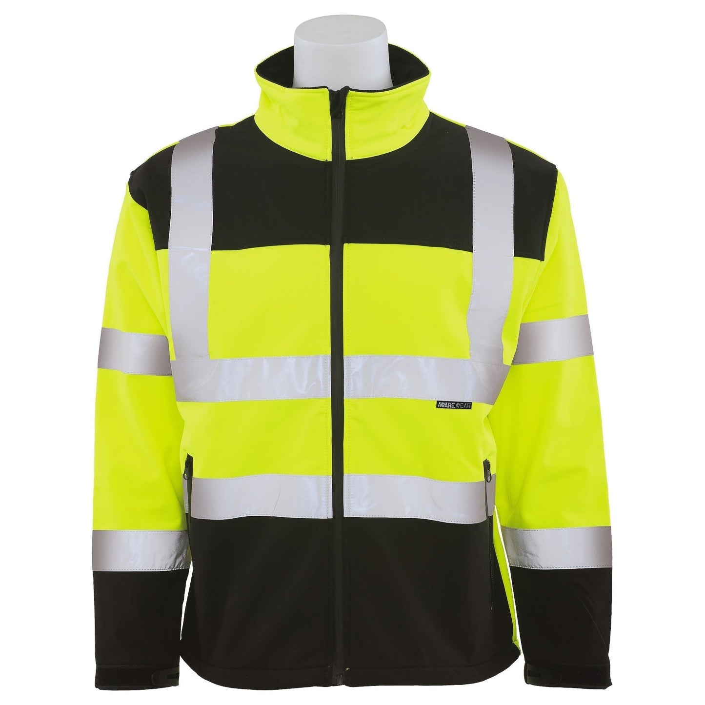 Yellow/Black Safety Jacket - ERB - Soft Shell Comfort