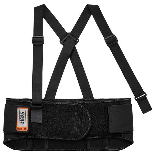 Black Back Support - Ergodyne - Elastic Brace Design