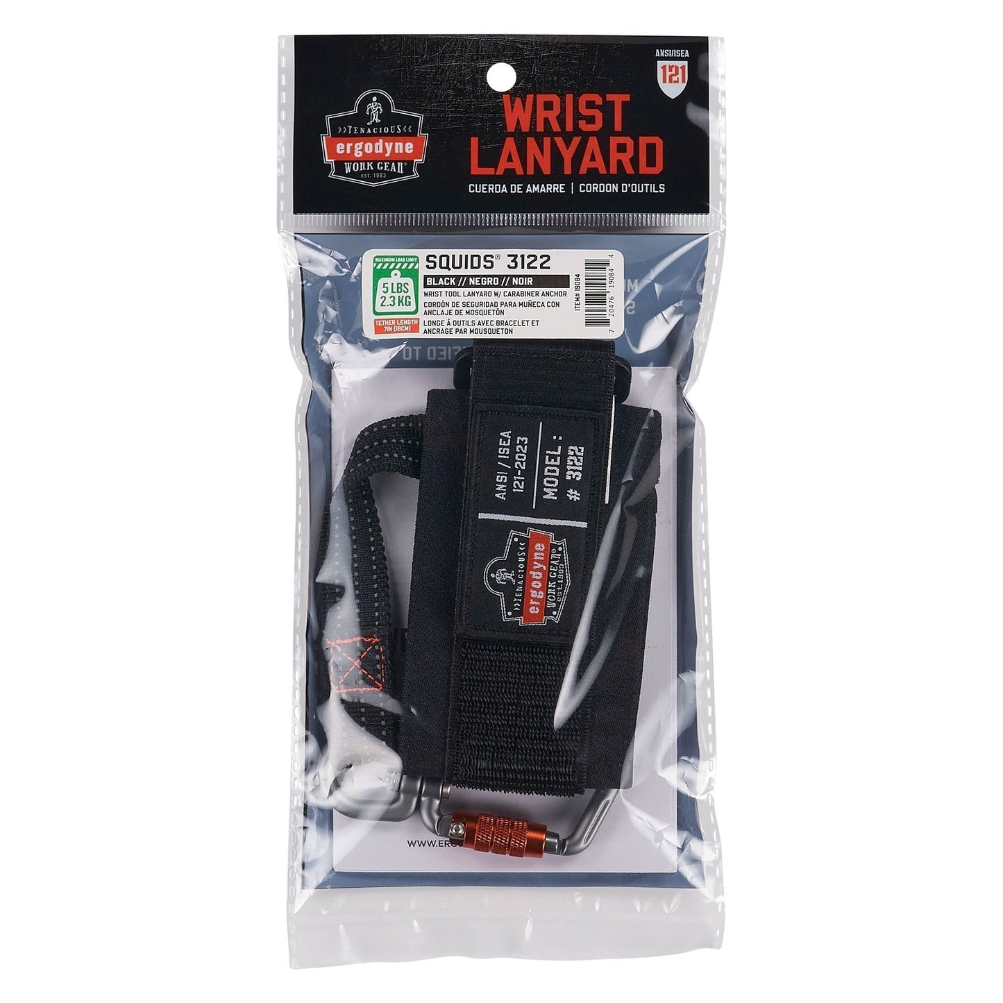 Carabiner Anchor Tool Holders - Ergodyne - Durable Lanyard