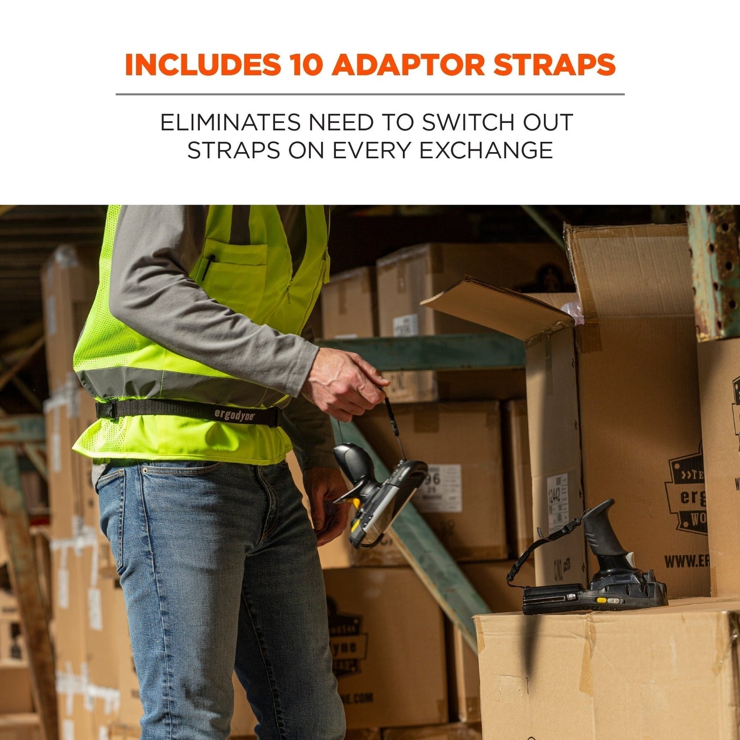 Black Adapter Straps - Ergodyne - Durable Design