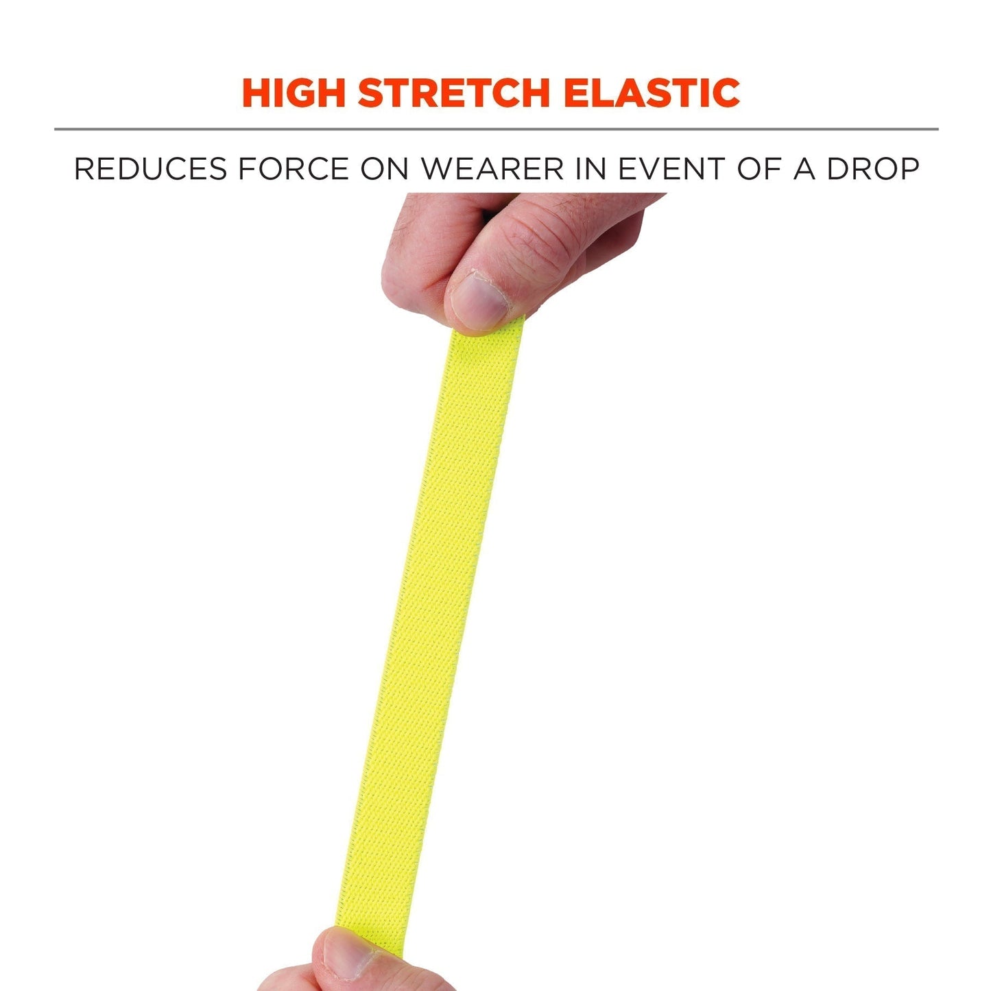 Yellow Lanyards | Ergodyne | Durable Squids 3150 Buckle - Strong Safety