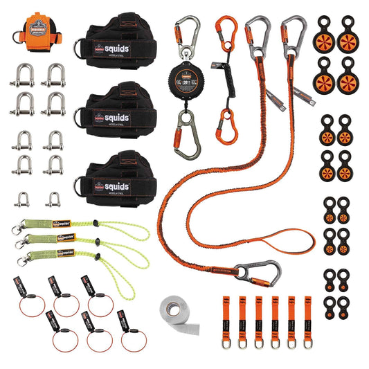 Tool Kits | Ergodyne | Squids Tower Climber Tethering - Reliable - Tool Lanyards