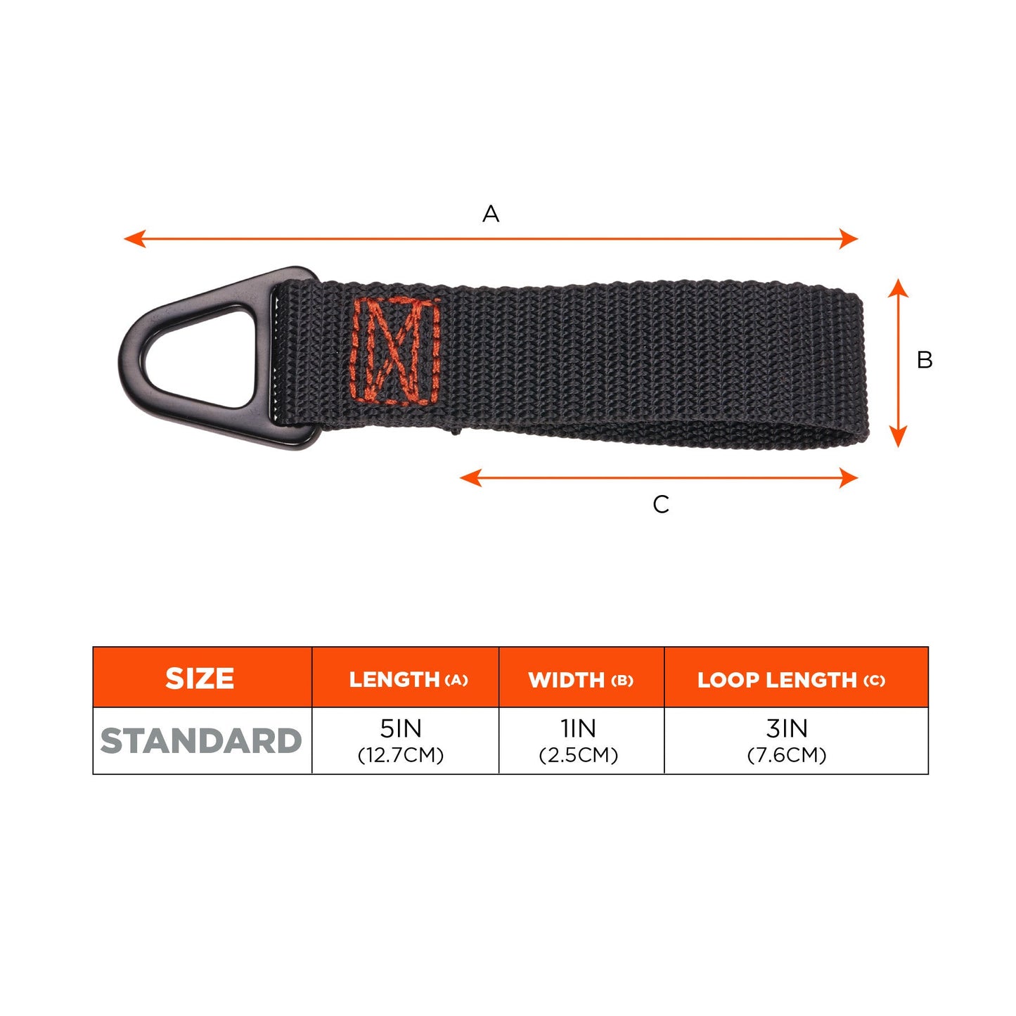 5lbs Tool Attachments - Ergodyne - Durable Anchor Strap