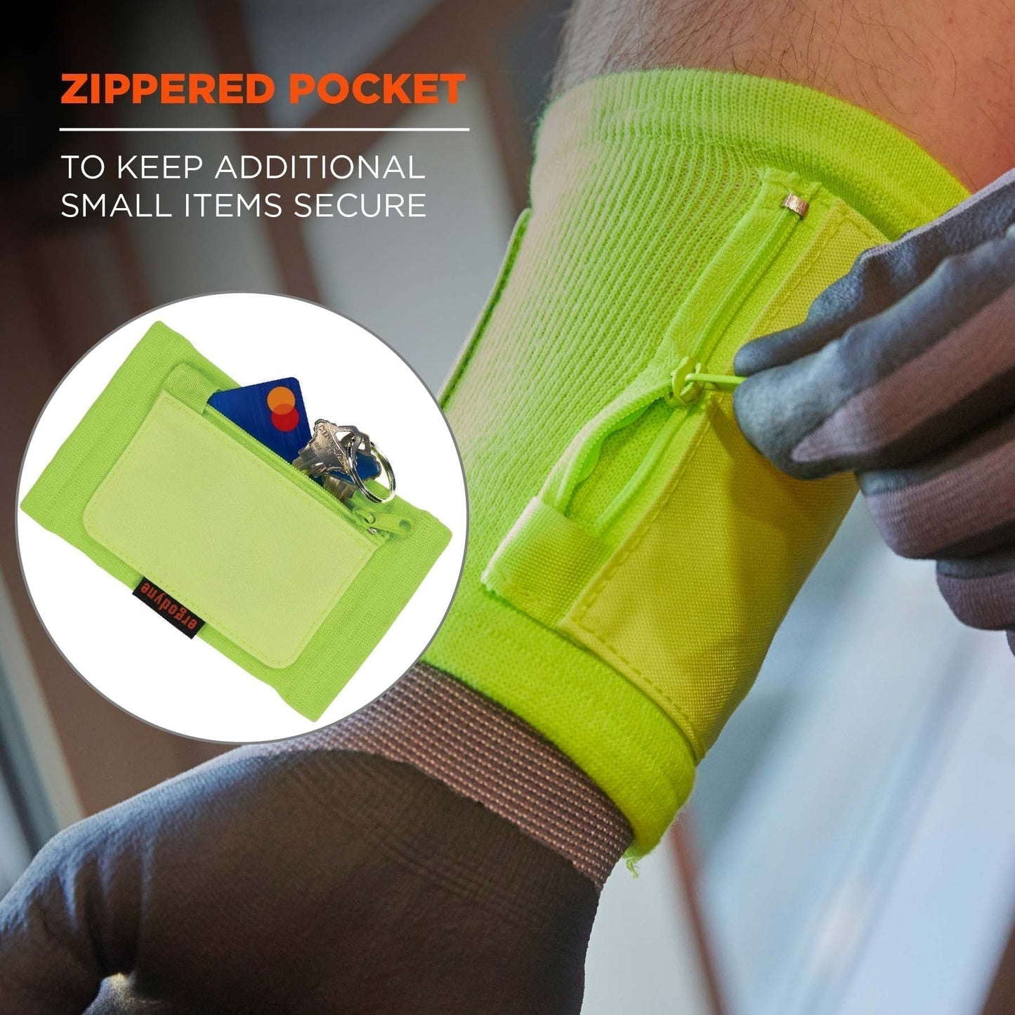 Black ID Holder - Ergodyne - Soft Polyester