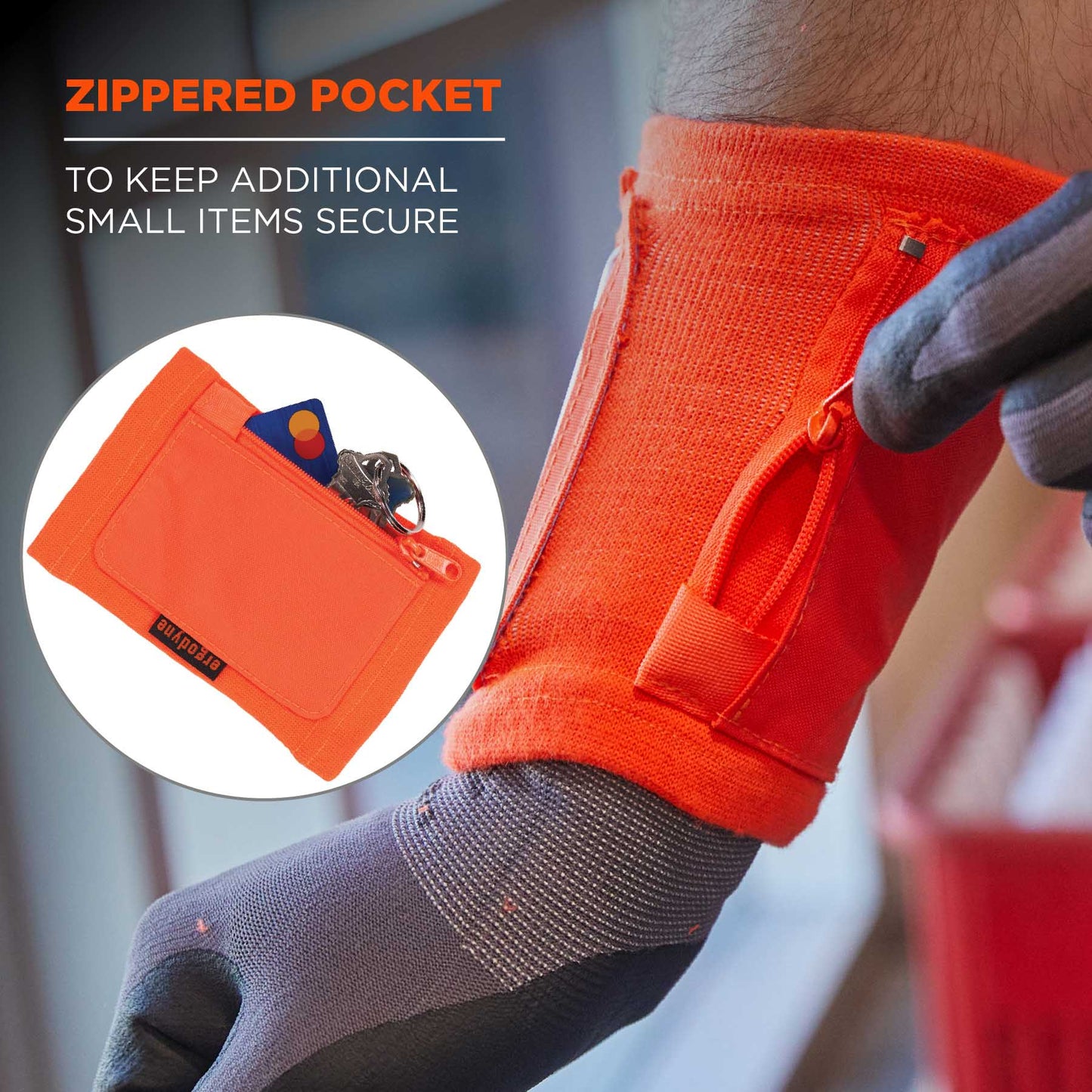 Black ID Holder - Ergodyne - Soft Polyester
