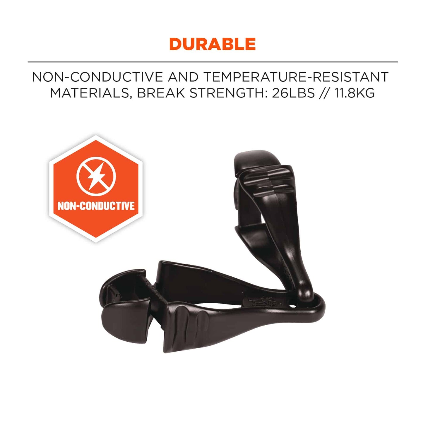 Black Glove Grabbers - Ergodyne - Lightweight Clips