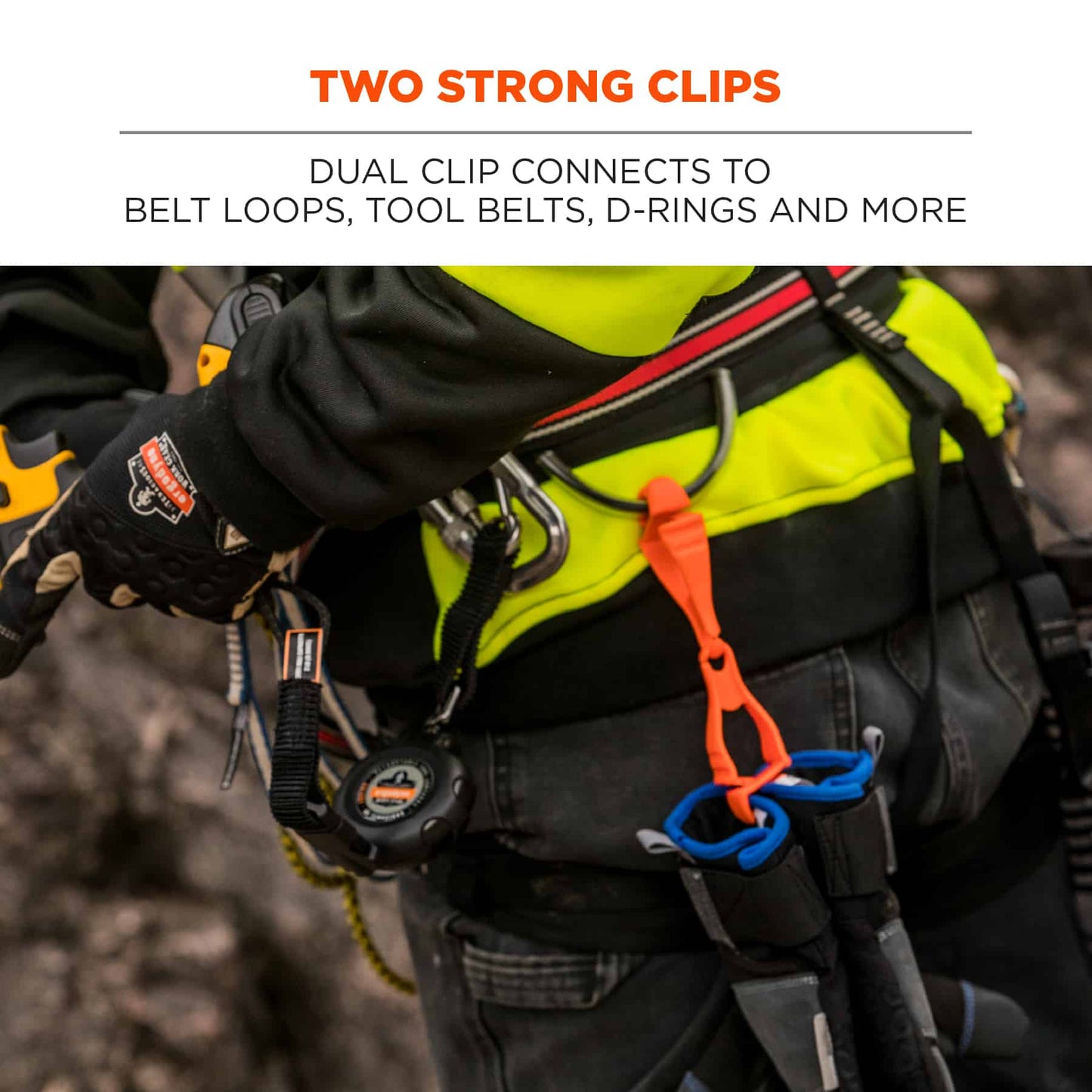 Black Glove Grabbers - Ergodyne - Lightweight Clips