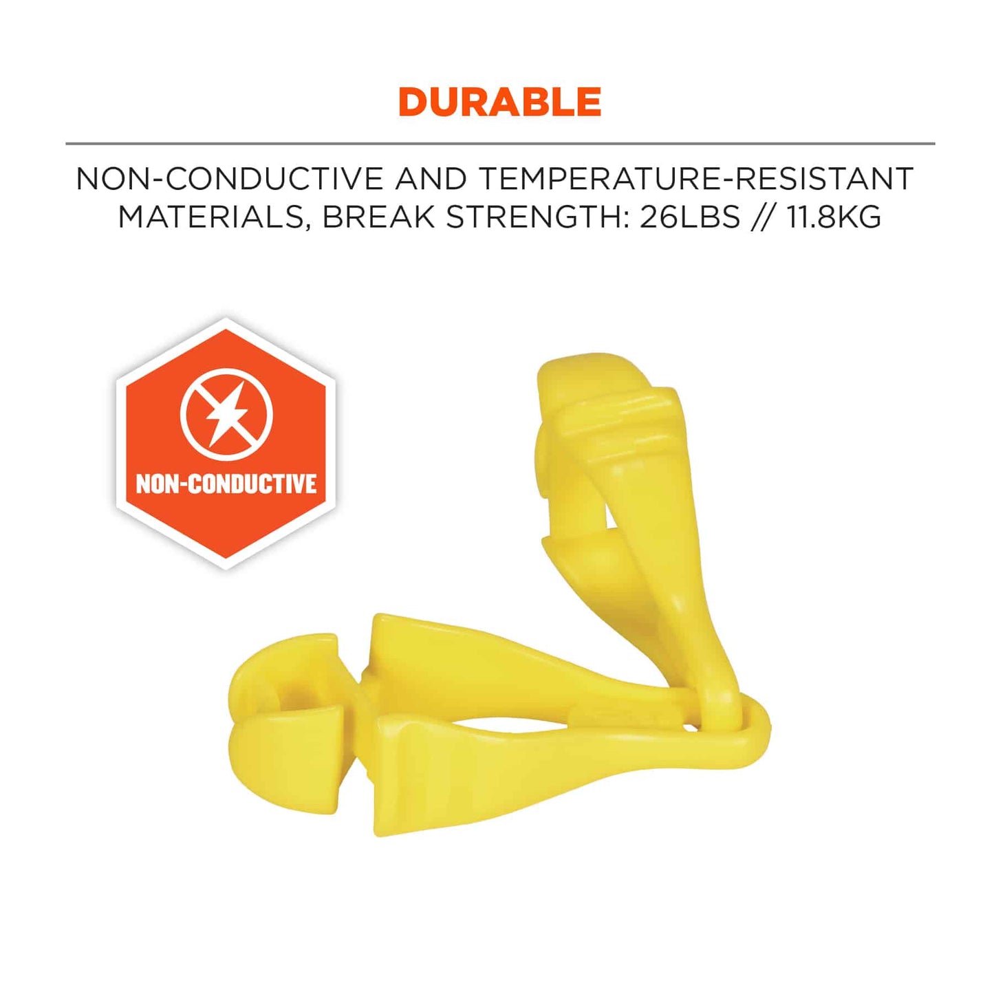 Black Glove Grabbers - Ergodyne - Lightweight Clips