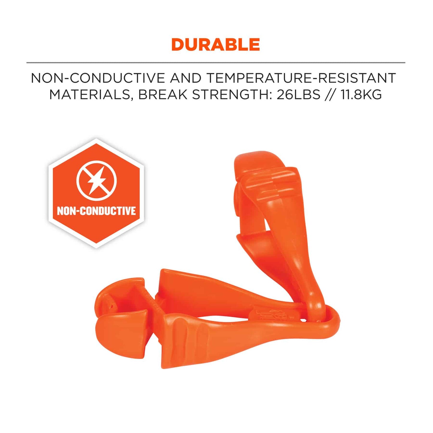 Black Glove Grabbers - Ergodyne - Lightweight Clips
