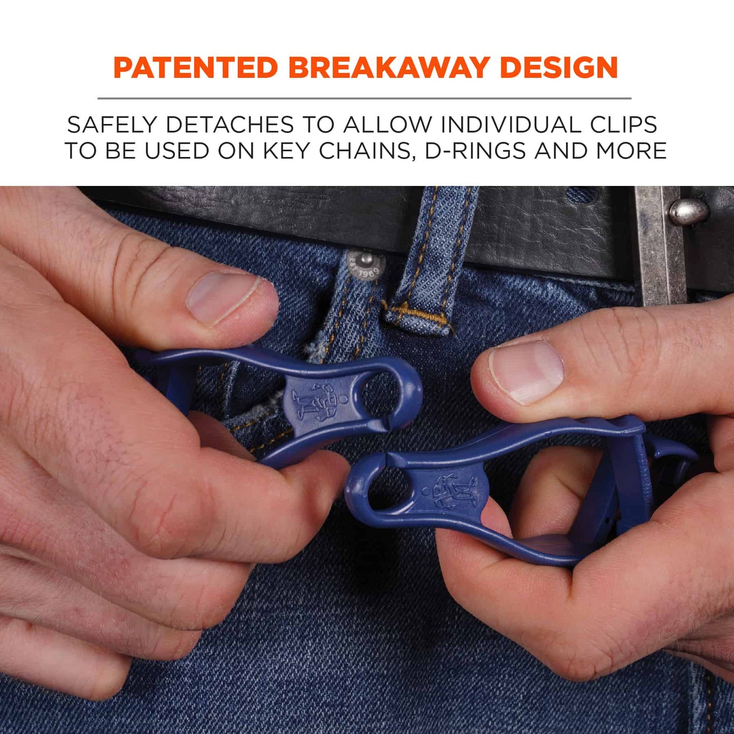 Blue Glove Grabbers - Ergodyne - Metal Detectable