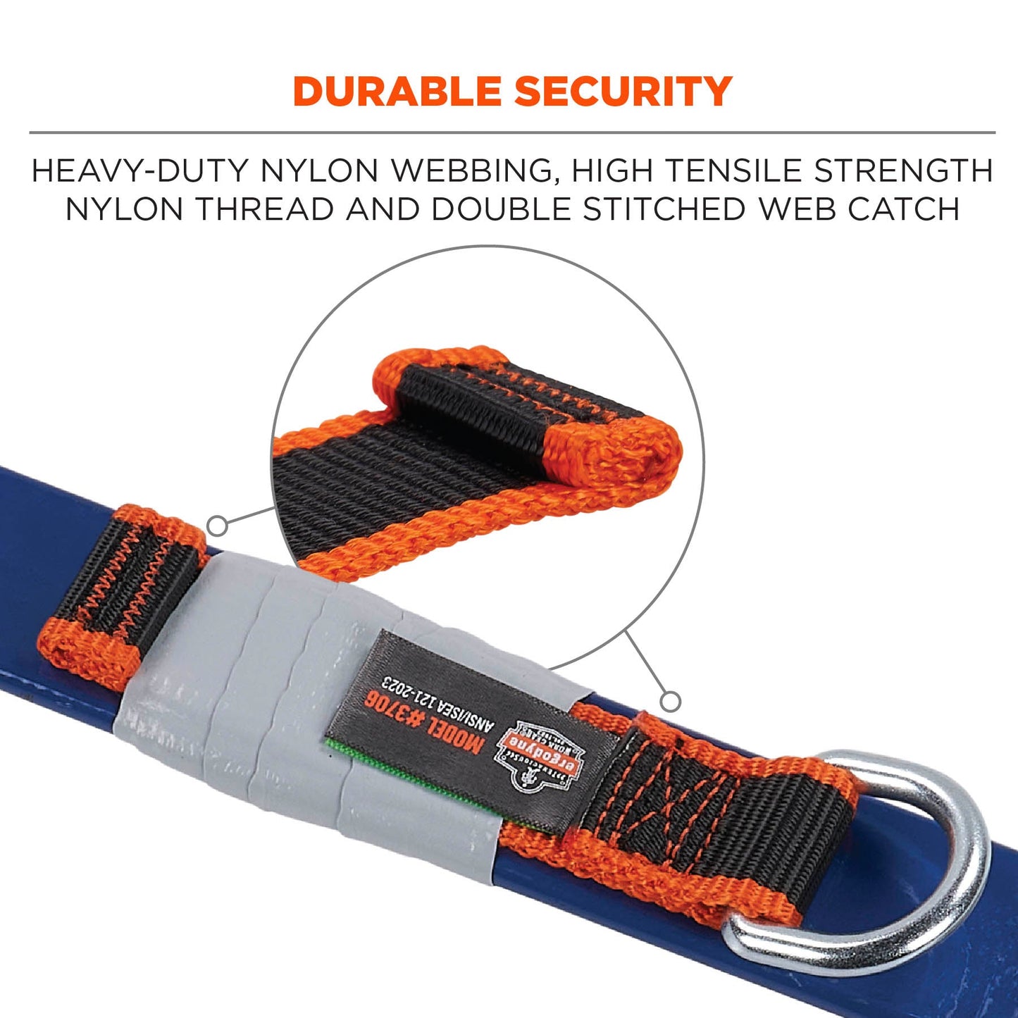 5lbs/2.3kg Tools - Ergodyne - Durable Tool Tether - Secure Attachments