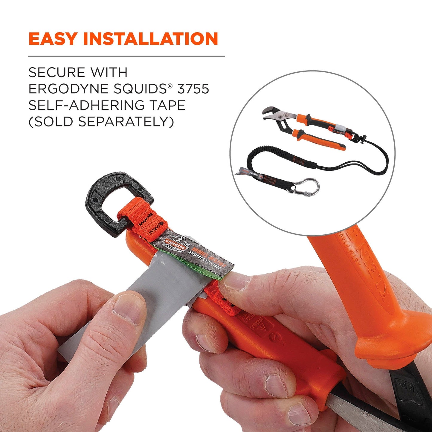 3lbs/1.4kg Tools - Ergodyne - Durable Tool Tether